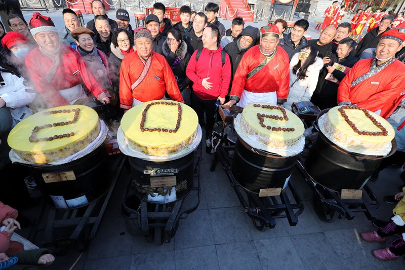 河南清明上河園：傳統民俗迎新年 大宋切糕“年年高”